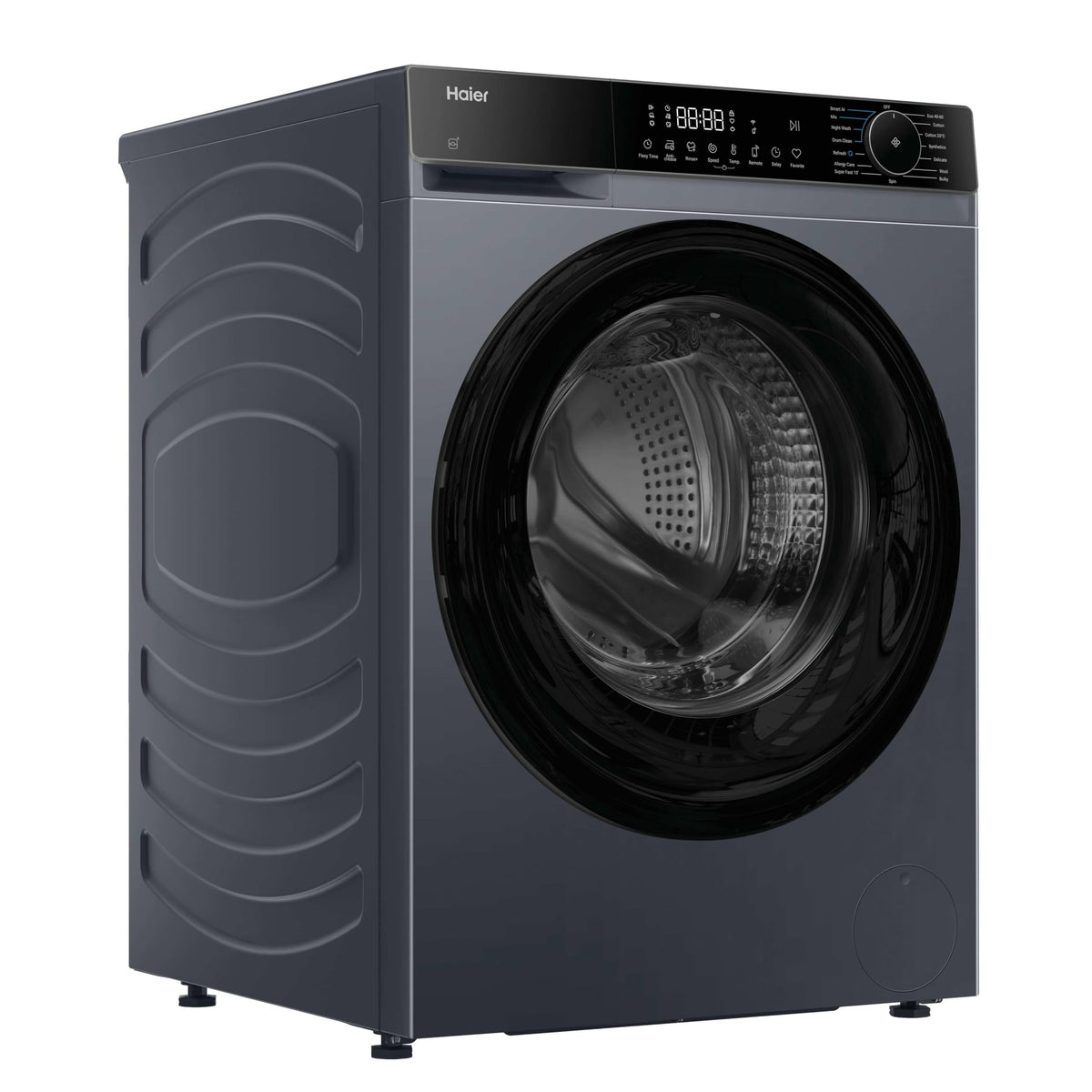 Haier X Series 5 Washing Machine, 13kg, Graphite & Black, A-20%, 1400 RPM