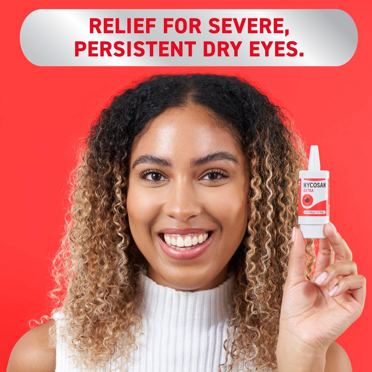 Hycosan Extra - Eye Drops with Hyaluronic Acid for Soothing Relief of Severe and Persistent Dry Eyes - Contact Lens Compatible - Preservative Free (7.5 ml (Pack of 2))