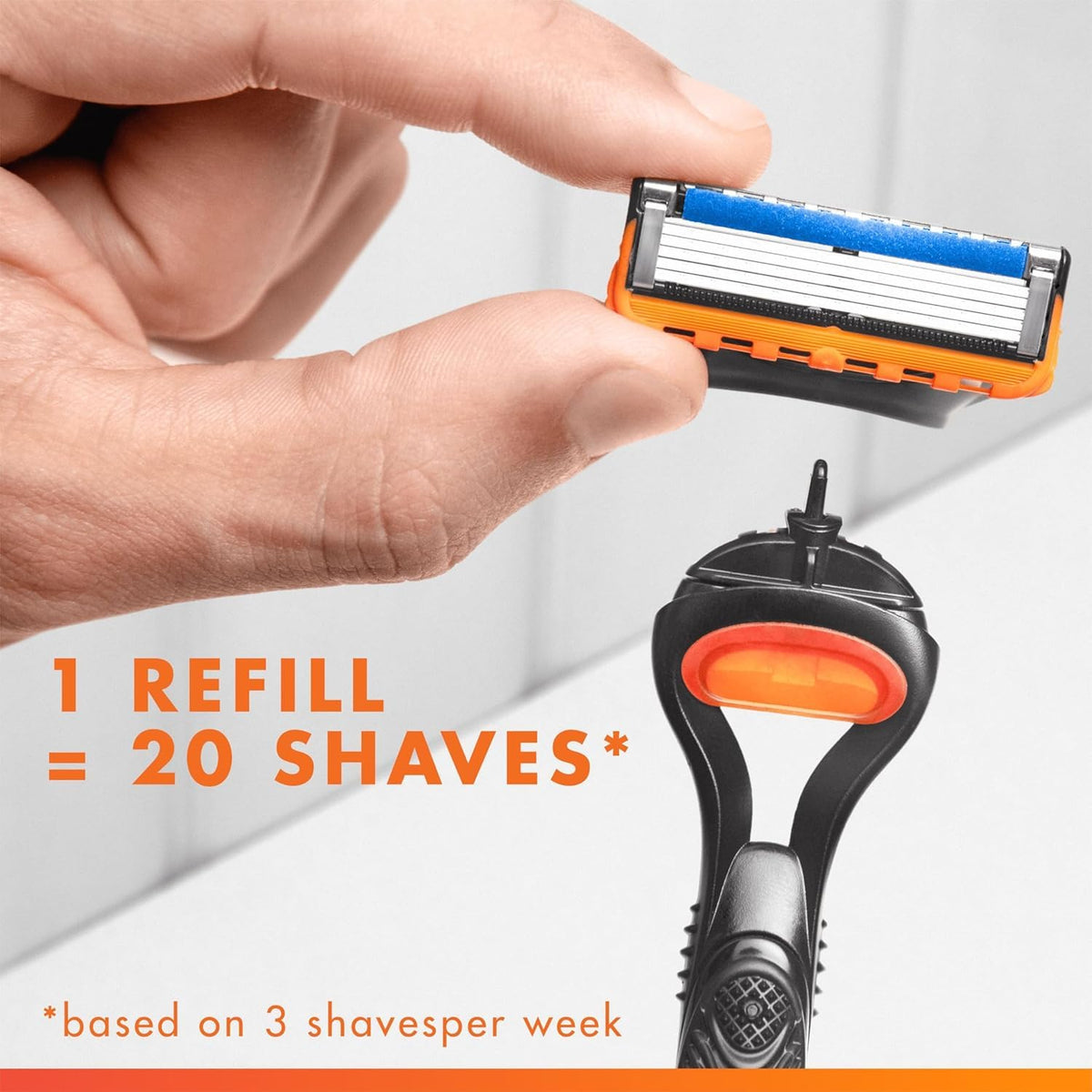 Gillette Fusion5 Razor Blade Refills for Men, 11 Count
