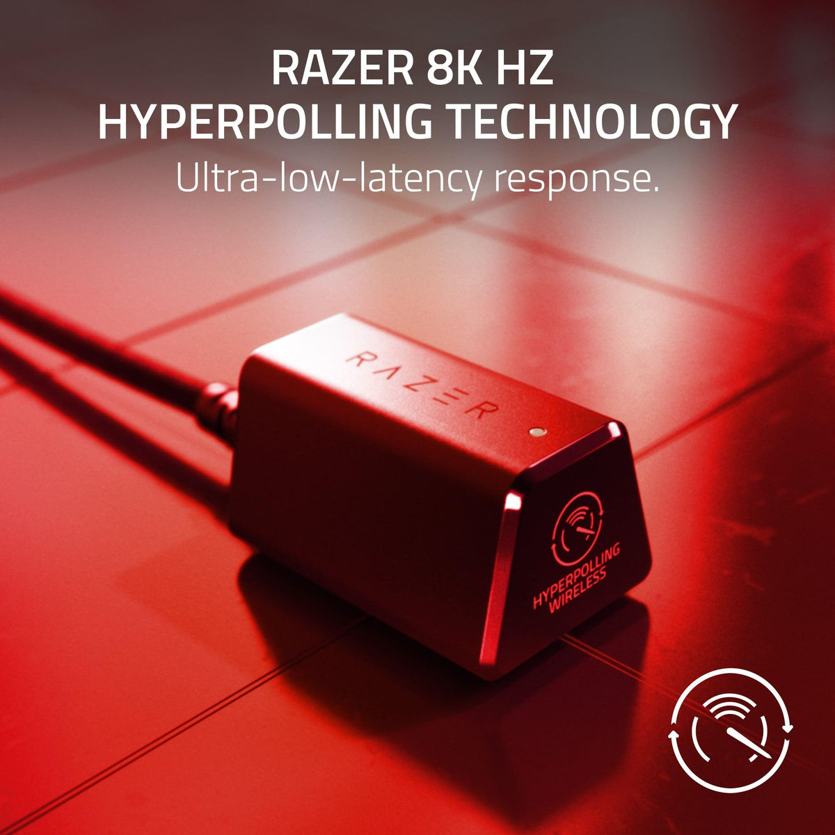 Razer Viper V3 HyperSpeed - Wireless Esports Mouse (Focus Pro 30K Optical Sensor, Up to 280 hours of Battery Life, Mechanical Mouse Switches Gen-2, 4000 Hz Wireless Polling Rate) Black