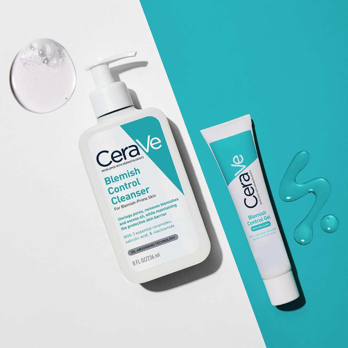 CeraVe Blemish Control Cleanser for Blemish-Prone Oily Skin, 236ml