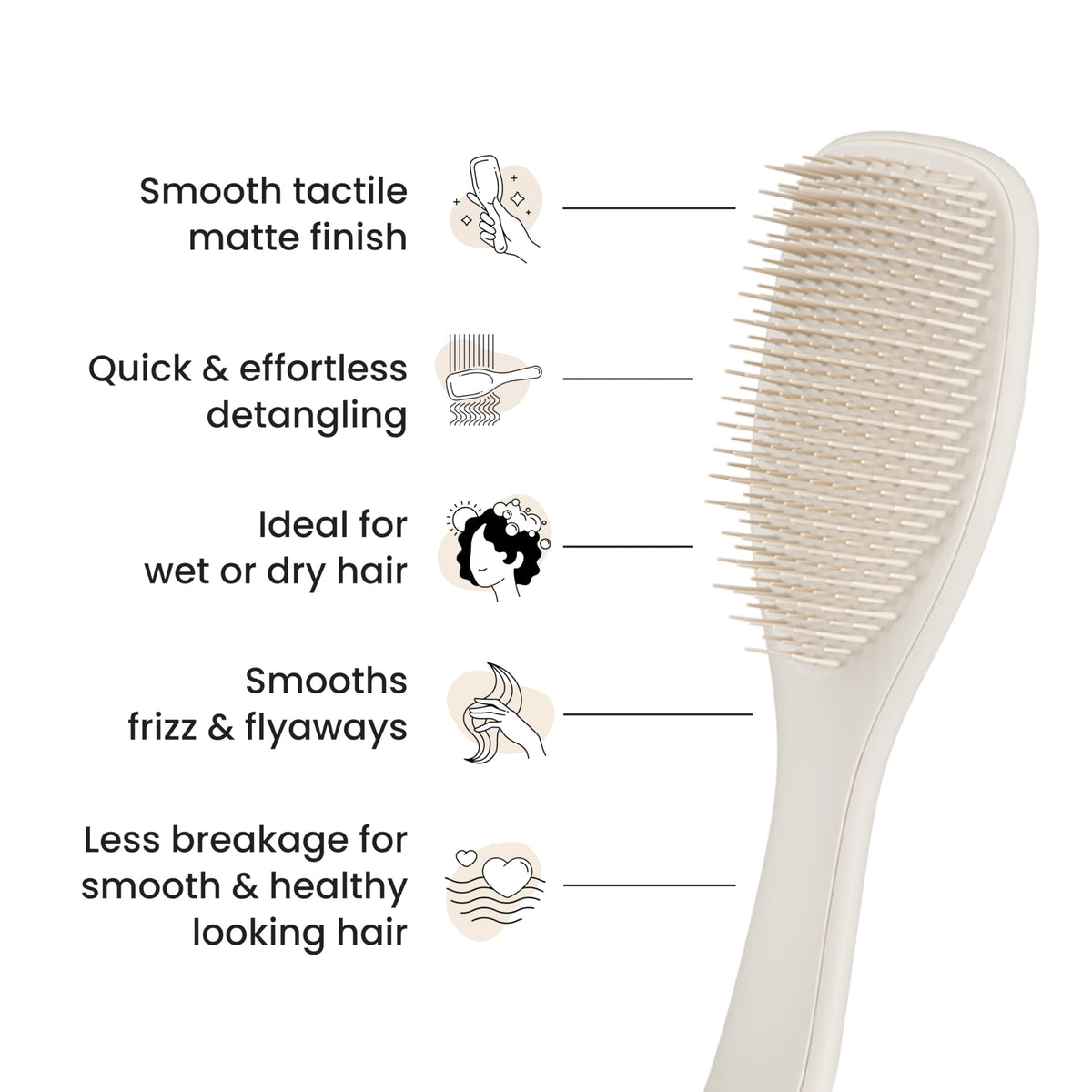 Tangle Teezer The Ultimate Detangler Straight to Curly Hairbrush