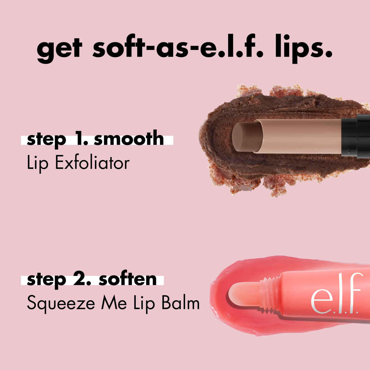 e.l.f. Squeeze Me Lip Balm Duo, Moisturizing Lip Balm for a Sheer Tint of Colour, Infused with Hyaluronic Acid, Vegan & Cruelty-Free, CHERRY/BUBBLEGUM