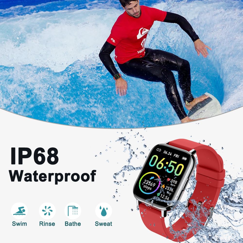 Motast Smart Watch, Fitness Tracker 1.69'' HD for Men Women, Step Counter