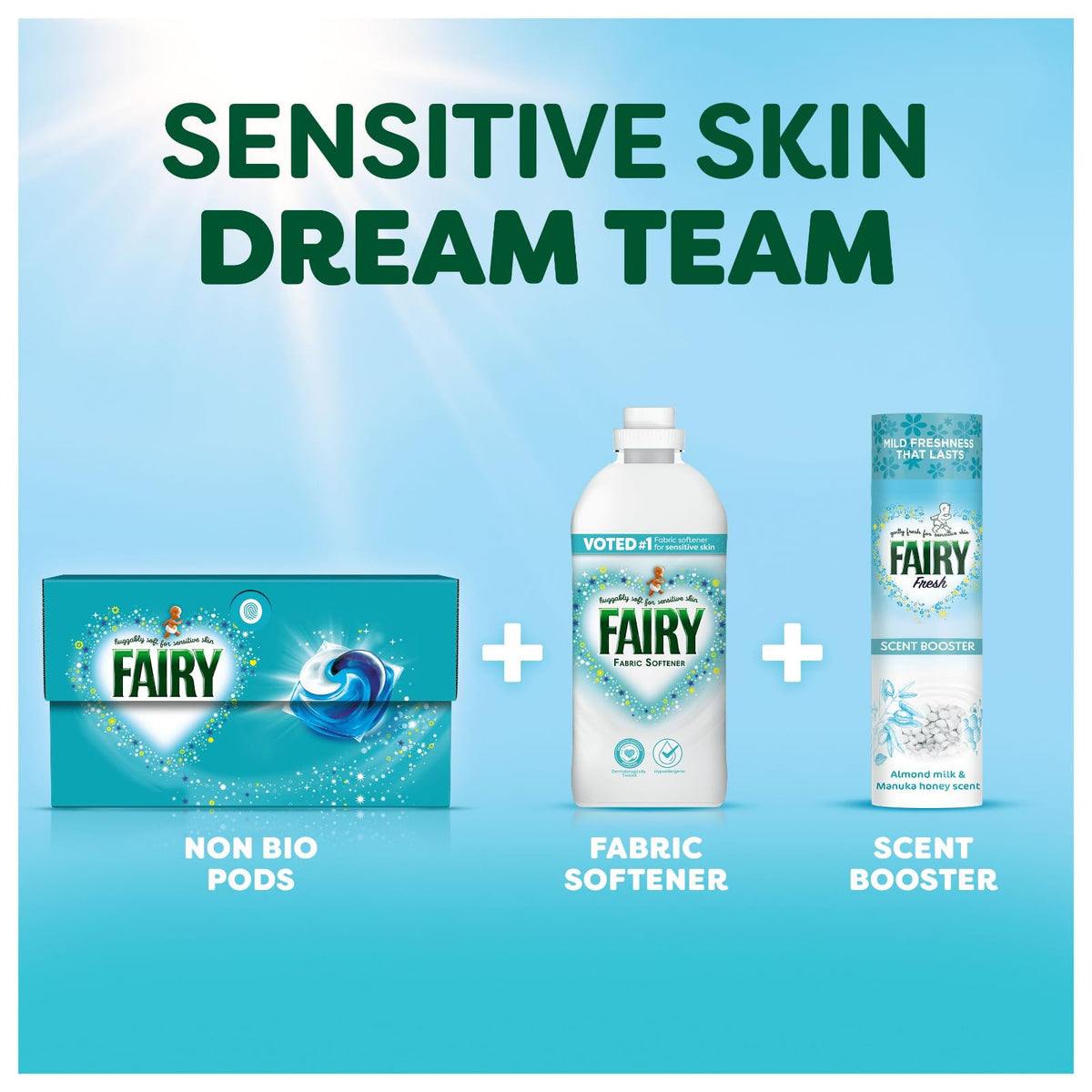 Fairy Non Bio Washing Liquid Pods, 85ct