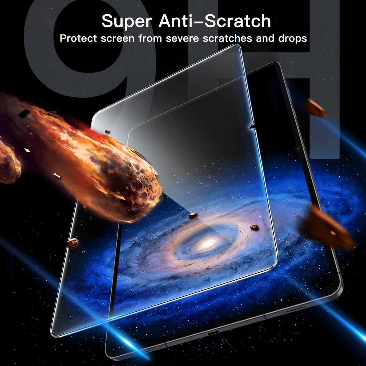 JETech Screen Protector for Galaxy Tab S10 Lite/S10 FE/S9 FE/S9, 2-Pack