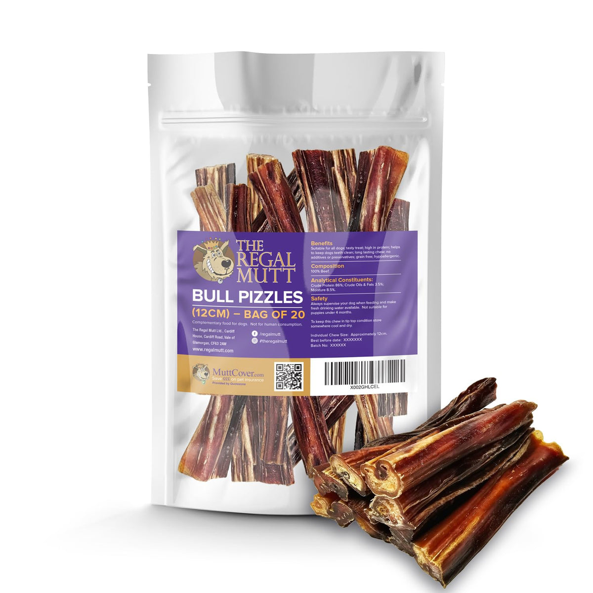 The Regal Mutt - Chewy Twists with Chicken - 1kg Bag