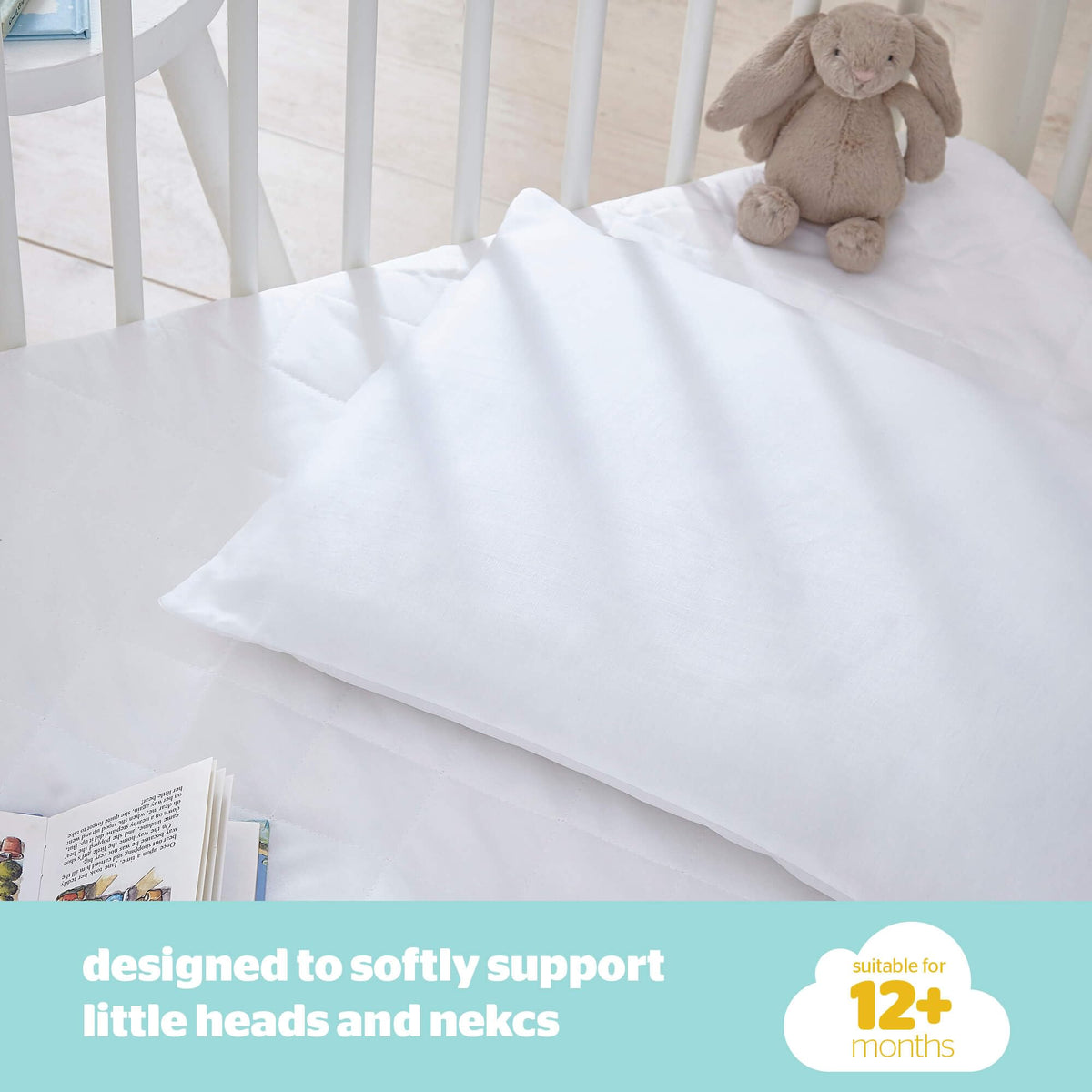 Silentnight Safe Nights Cot Bed Duvet 4 Tog – Anti Allergy Lightweight Soft Snug Nursery Quilt for Children, Kids, Toddlers – Hypoallergenic and Machine Washable – 150x120cm