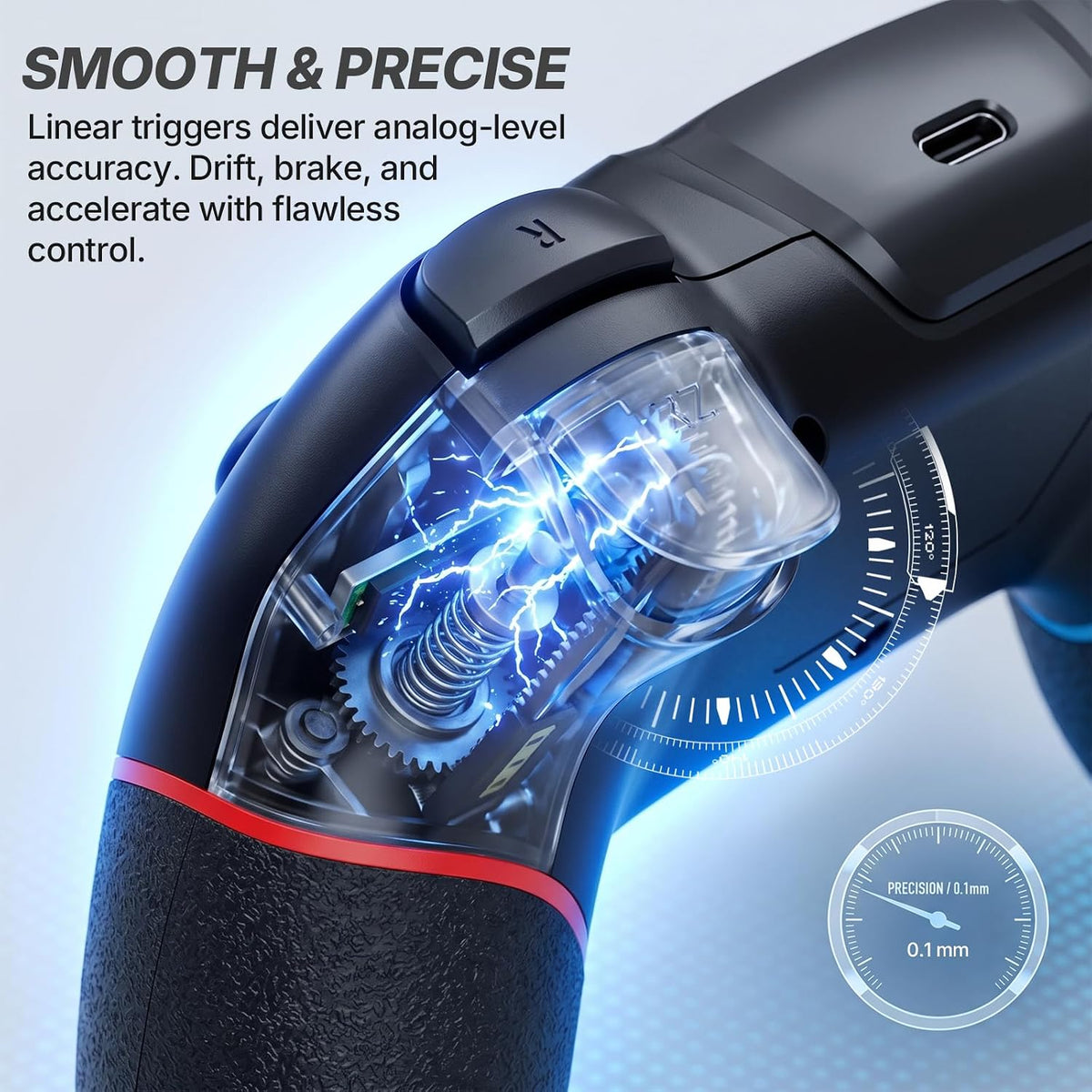Diswoe Upgraded Wireless Pro Controller for Switch 1/Switch 2/Lite/OLED/PC