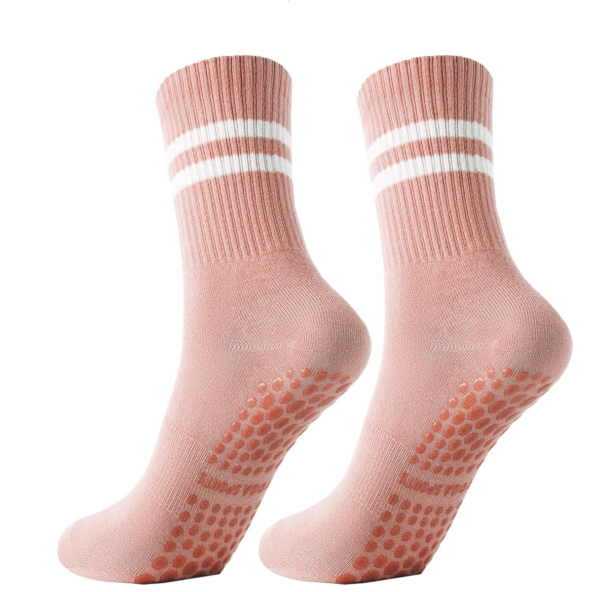 Non Slip Yoga Grip Pilates Socks for Women&Men Anti Slipper Grippy Socks for Ballet, Hospital, Dance, Trampoline, Barre