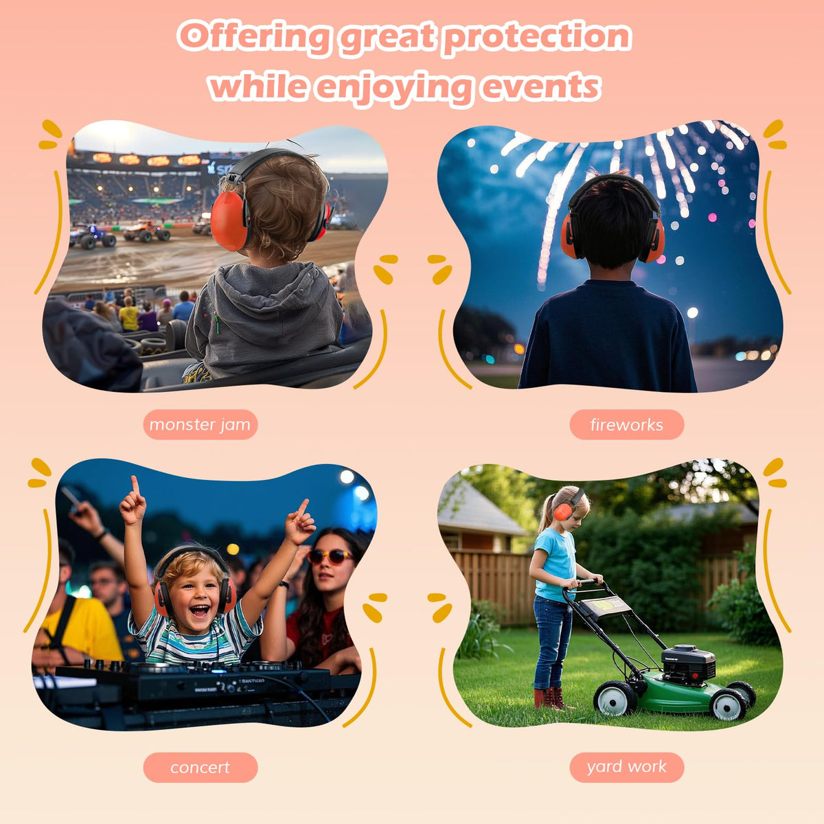 ProCase Ear Defenders for Children/Toddlers 3-16 Years SNR 27dB -Blue