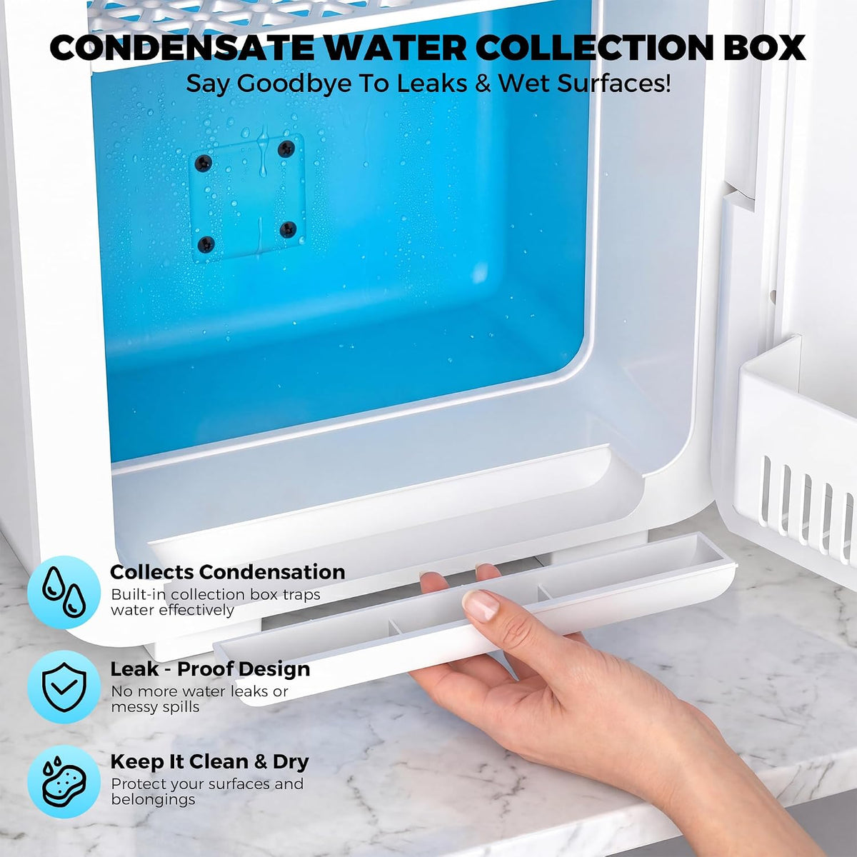 6L Skincare & Makeup Mini Fridge, Cooler & Warmer with LED Mirror