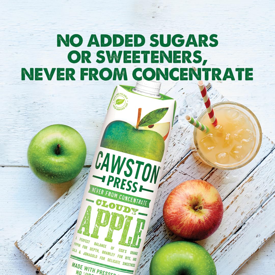 Cawston Press Brilliant Beetroot Pressed Juice 1 litre (Pack of 6) - Pure Pressed Beetroot, Vegan, No Added Sugar