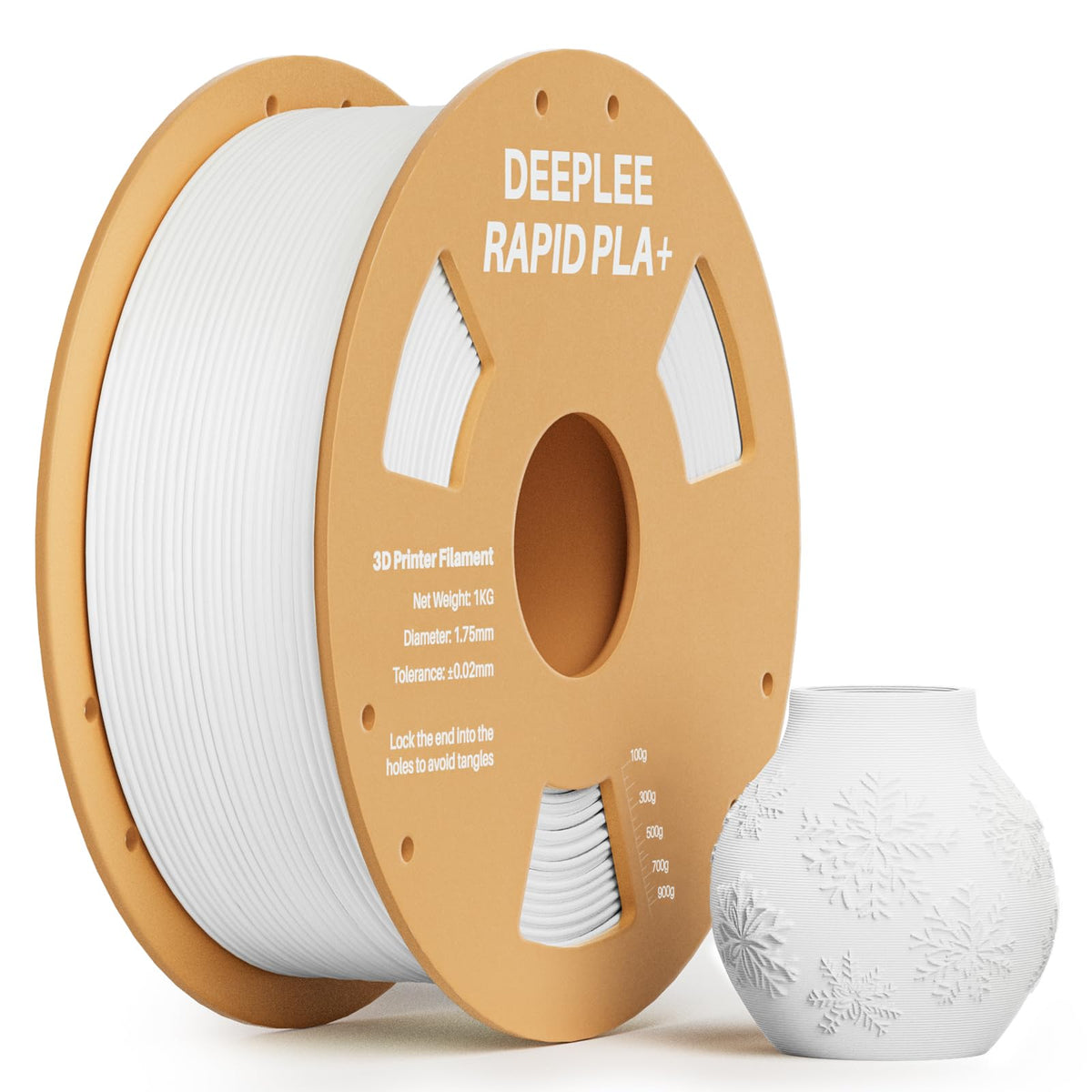 DEEPLEE Rapid PLA Plus Filament 1.75mm Orange 1kg