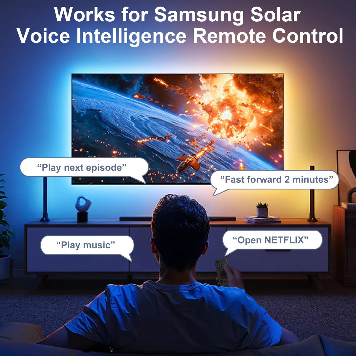 Gvirtue 【Pack of 2】Replacement Remote Control Compatible with Roku Box Model: Roku 1, Roku 2(HD, XD, XS), Roku 3, Roku LT, HD, XD, XDS, Roku N1, Roku Express, Roku Express+