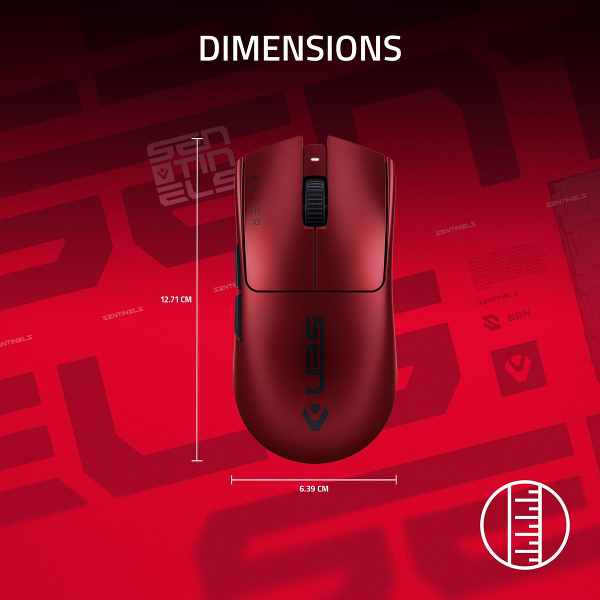 Razer Viper V3 HyperSpeed - Wireless Esports Mouse (Focus Pro 30K Optical Sensor, Up to 280 hours of Battery Life, Mechanical Mouse Switches Gen-2, 4000 Hz Wireless Polling Rate) Black
