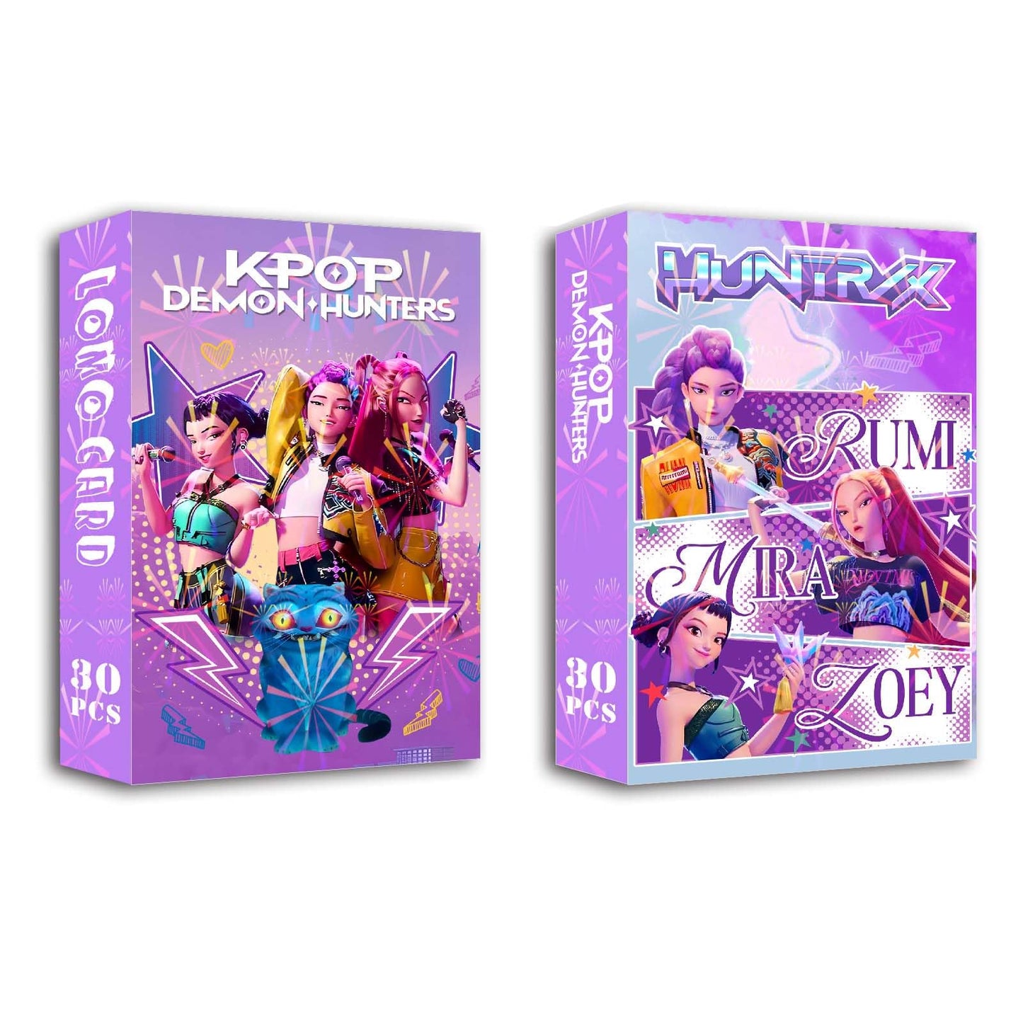 Sanmatic K-Pop Demon LOMO Cards Classic Card Set for Kids Playing for Party Favors and Gift