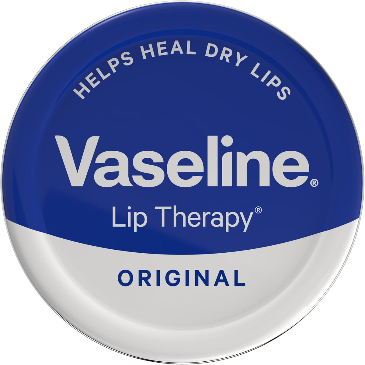 Vaseline Lip Therapy Original Tin, 20 g (Pack of 1)