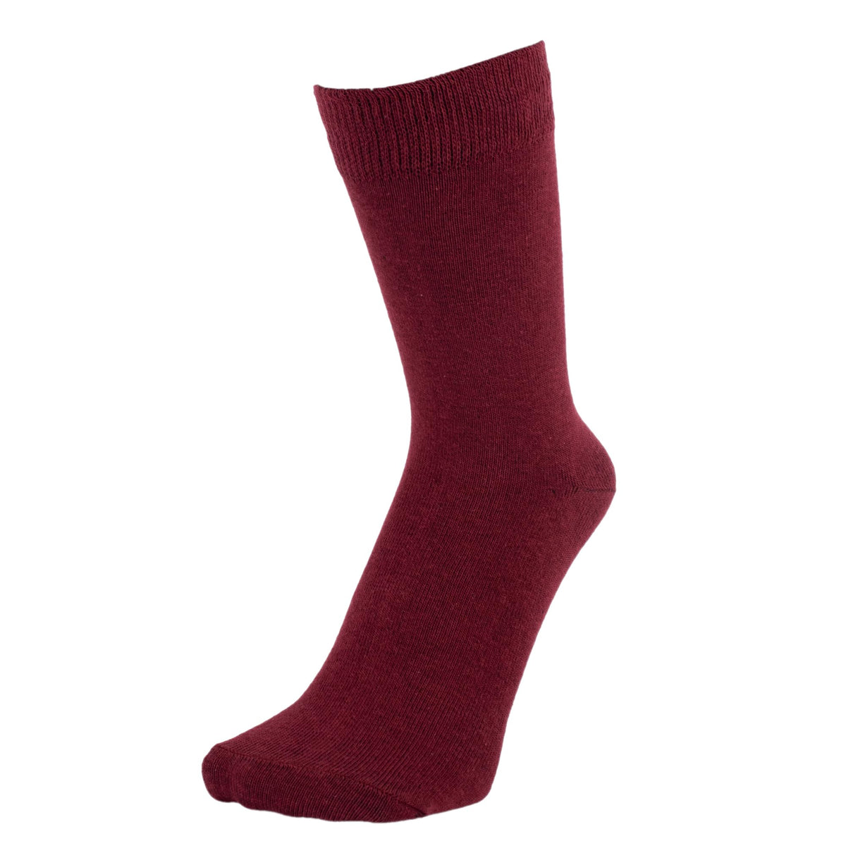 ZAKIRA Combed Cotton Dress Socks, Crew Socks