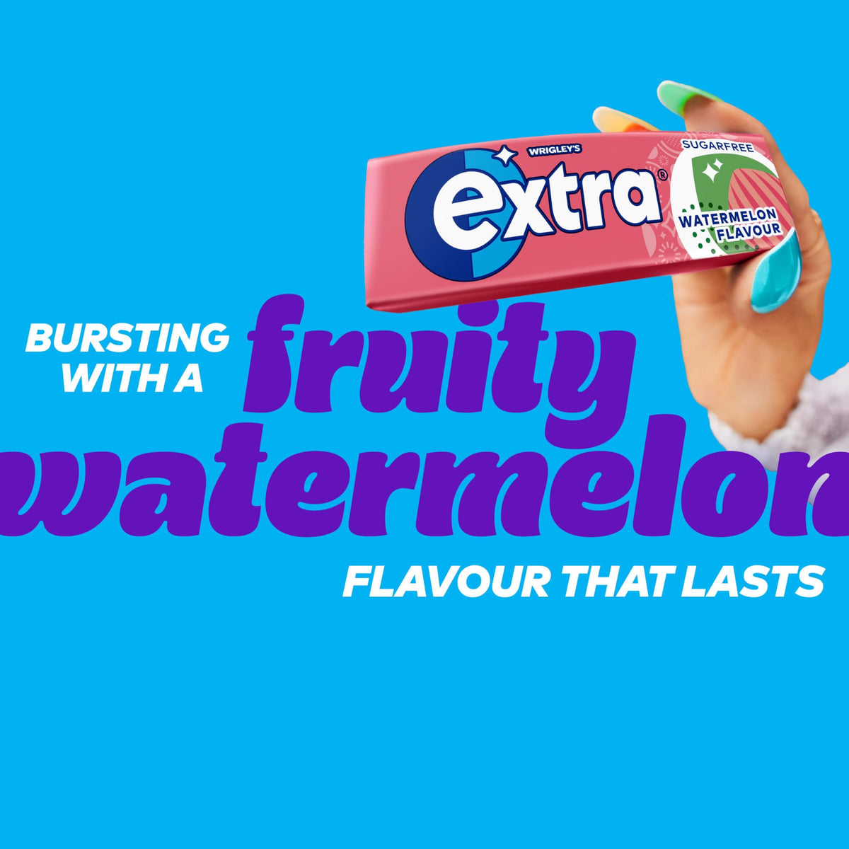 Wrigley's Extra White Bubblemint Sugar Free Chewing Gum Bottle 46 Pieces