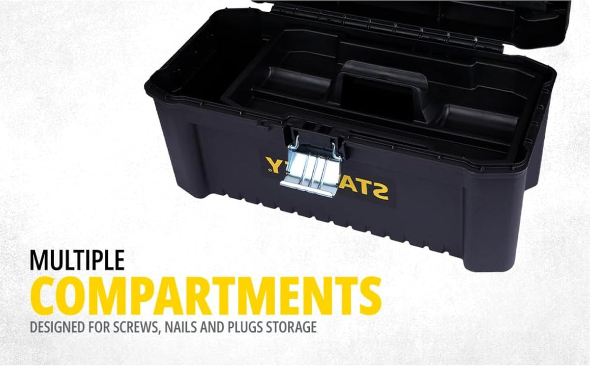 STANLEY 16in Essential Lightweight Tool Box, STST1-75518