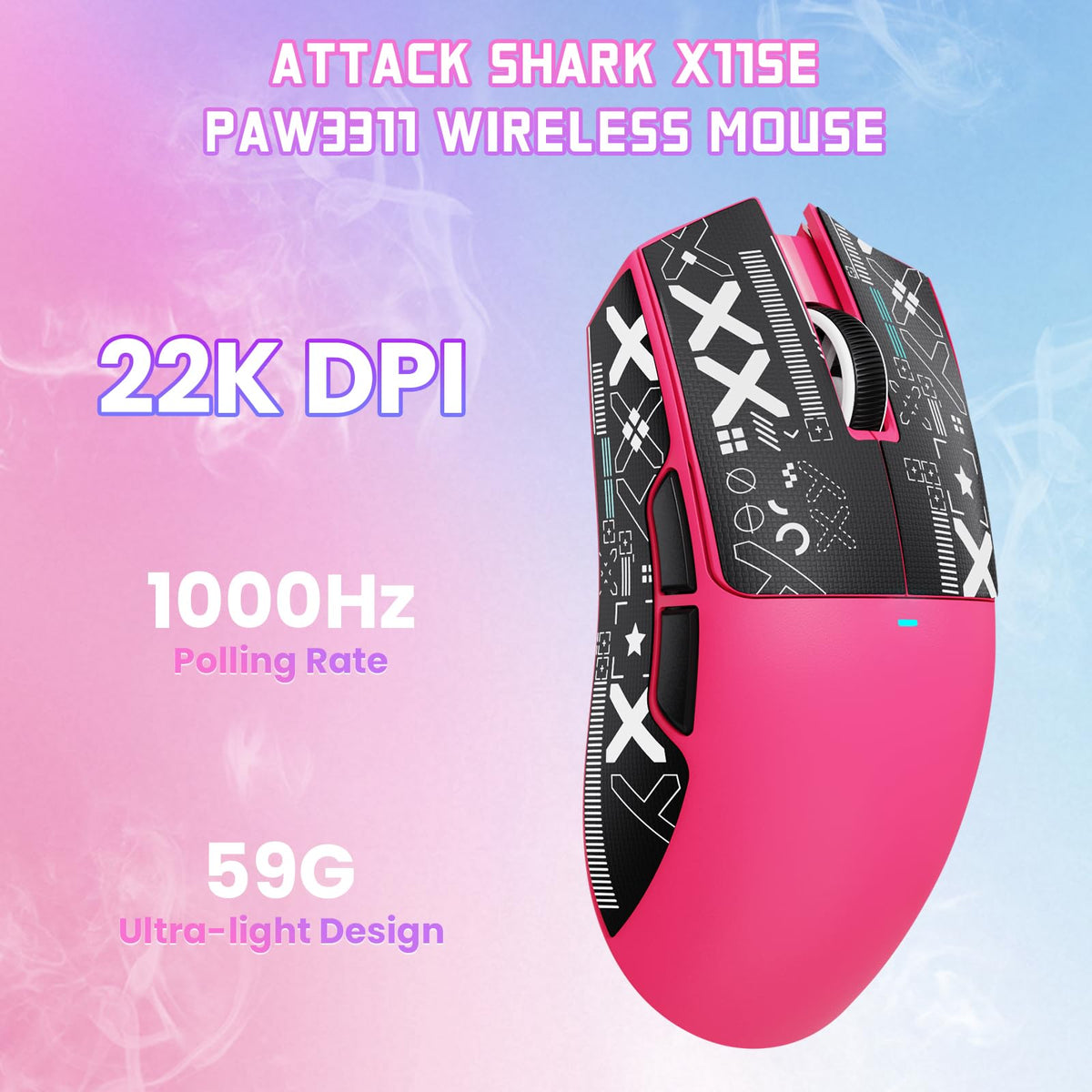 ATTACK SHARK X11 SE Wireless Gaming Mouse for PC/Xbox/PS/Mac
