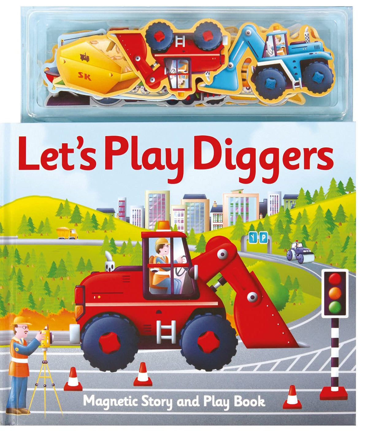 Magnetic Let’s Play Diggers: An interactive magnetic adventure for children aged 3+ (Magnetic Play & Learn)