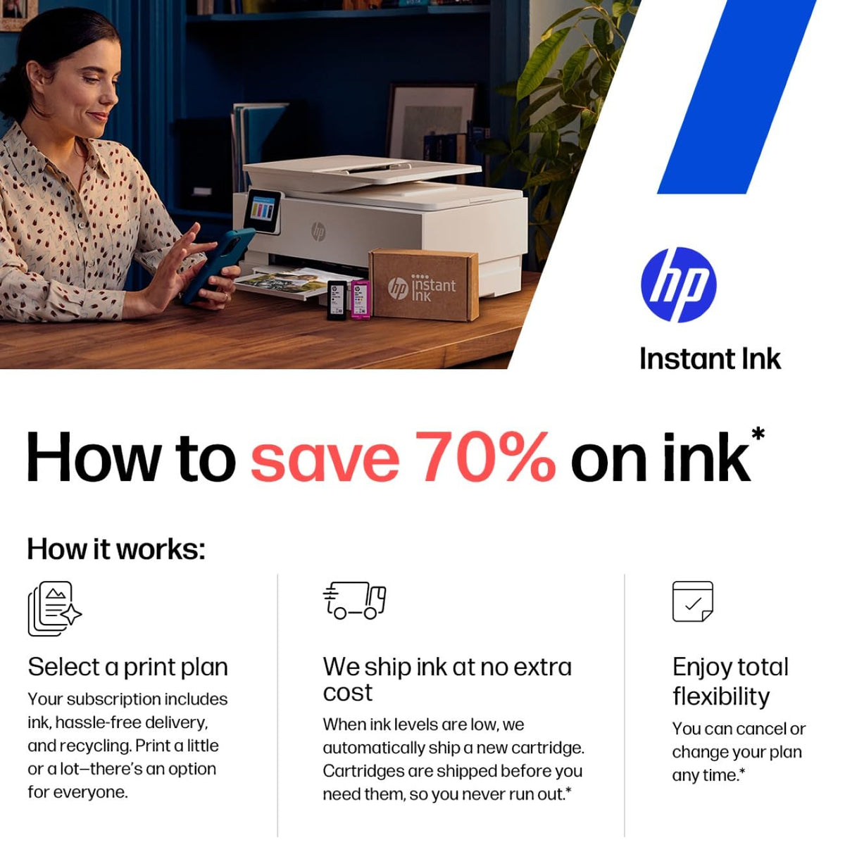 HP DeskJet 2922 All in One Printer | Wireless | Colour | 3 months free Instant Ink Included | Easy Setup & Reliable Wi-Fi | Print, Scan & Copy