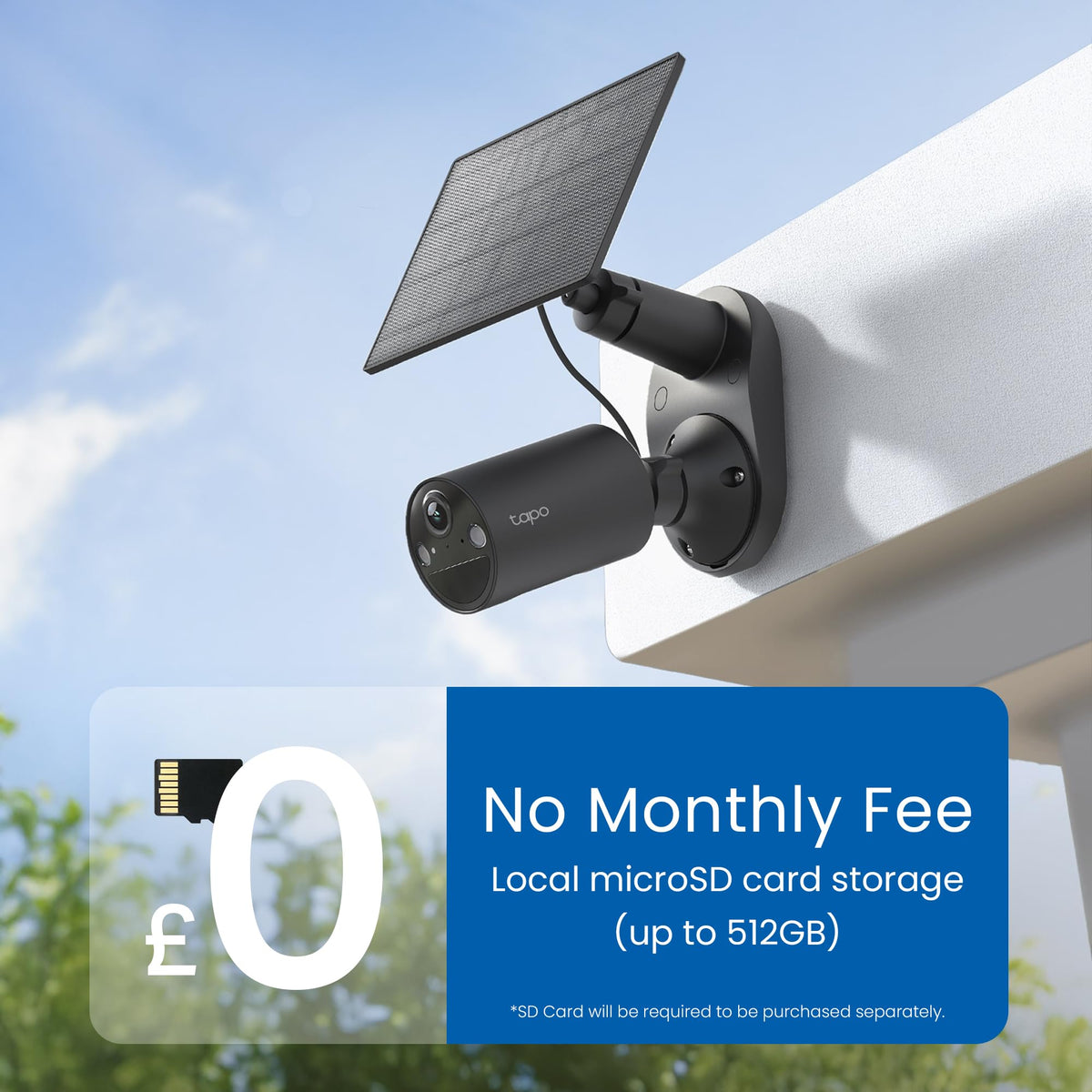 Tapo 2K QHD Wireless Indoor/Outdoor Smart Security Camera