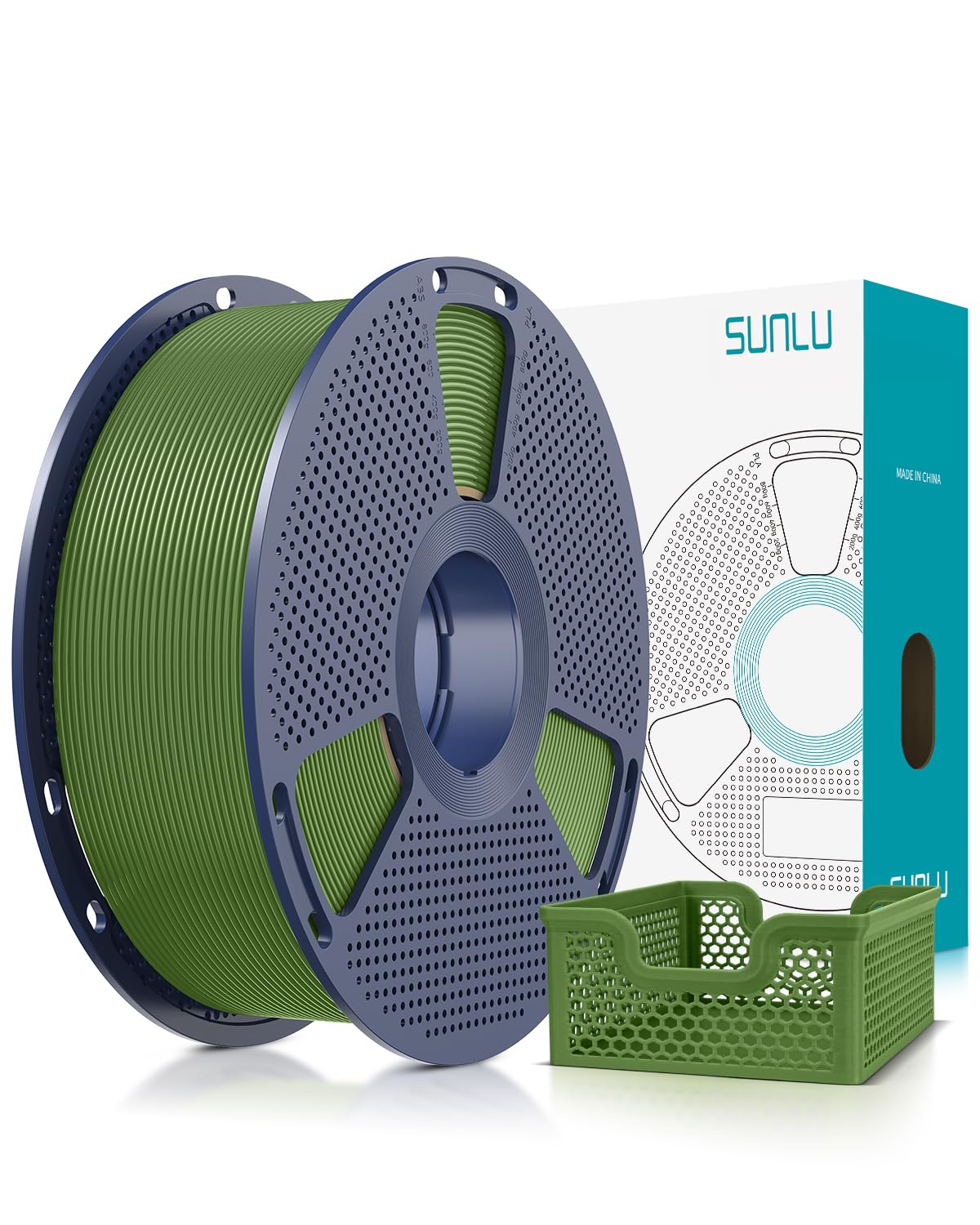 SUNLU Rapid PLA Plus 2.0 Filament Black 1KG, Upgraded PLA+ Filament 1.75mm
