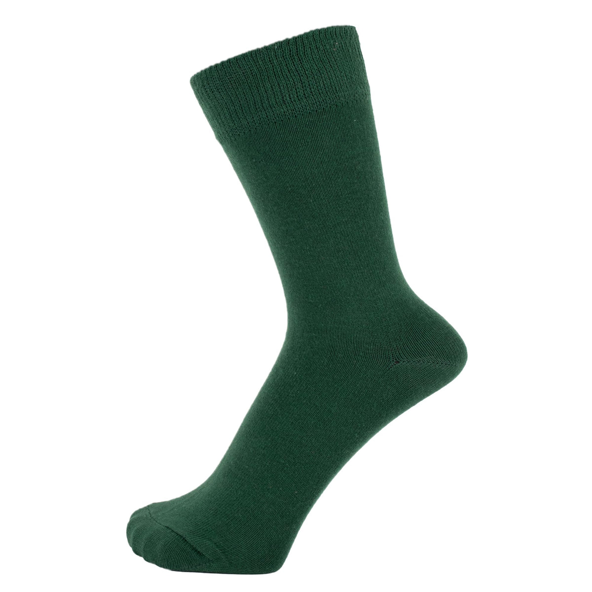 ZAKIRA Combed Cotton Dress Socks, Crew Socks