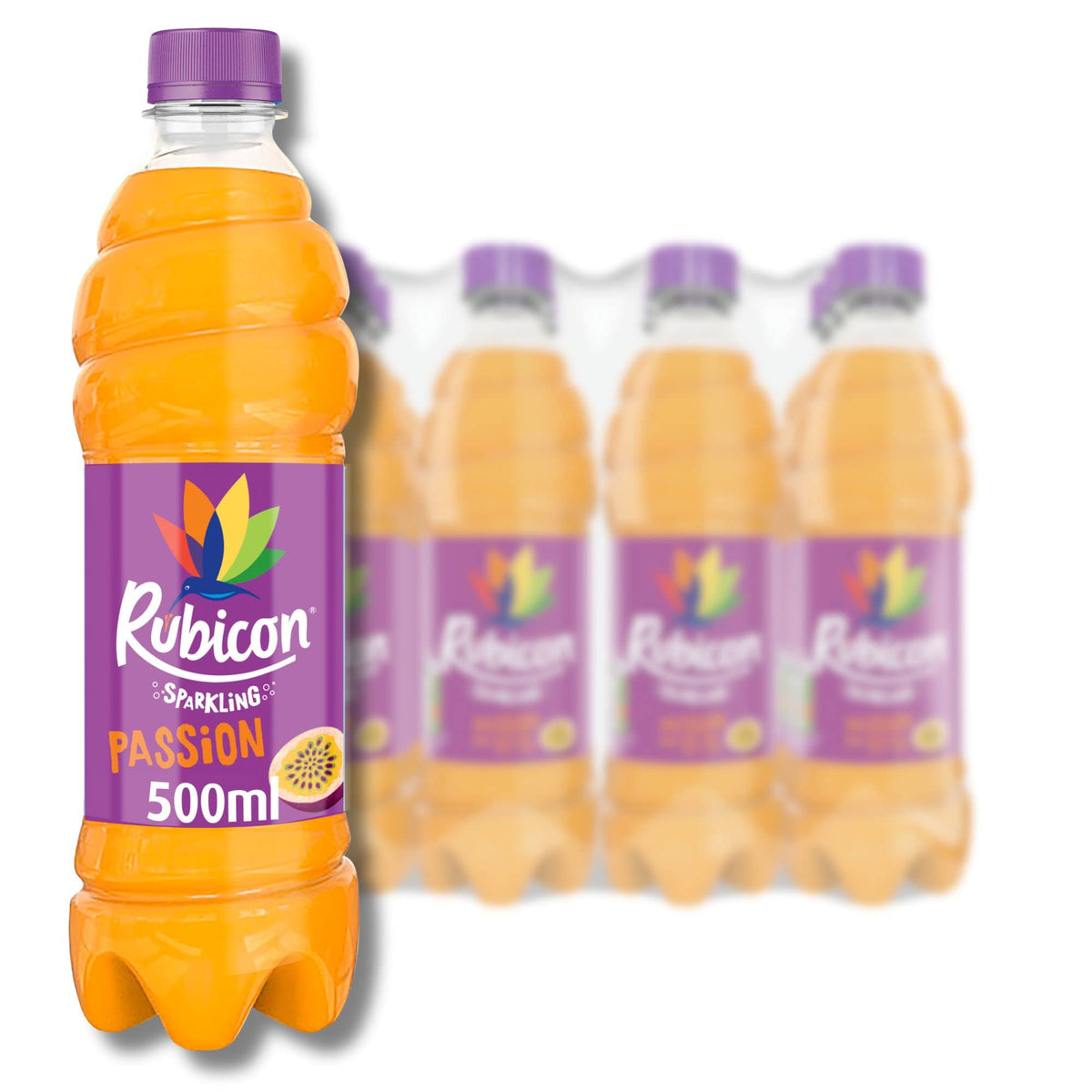 Rubicon Mango Sparkling Fruit Soft Drink, 6 Pack, 330ml Cans