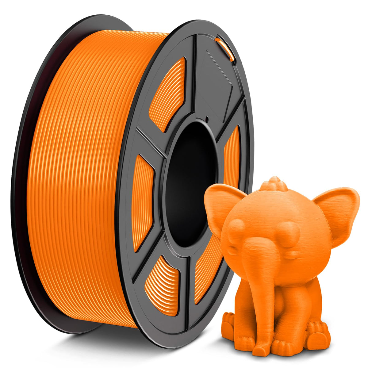 TECBEARS PETG Filament 1.75mm Black 1KG, High Strength & Toughness