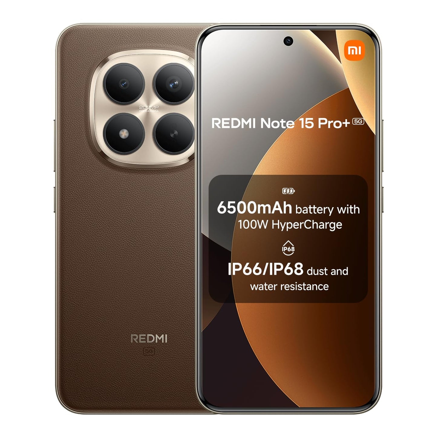 XIAOMI Redmi Note 15 5G, Smartphone 8+256 GB, Ultra-slim Design, IP65 Water Resistance, 108MP Super-clear Camera, 6.77" FHD+ Display, Glacier Blue, Warranty 2 years, Charger Not Included | 120Hz, 25098RA98G