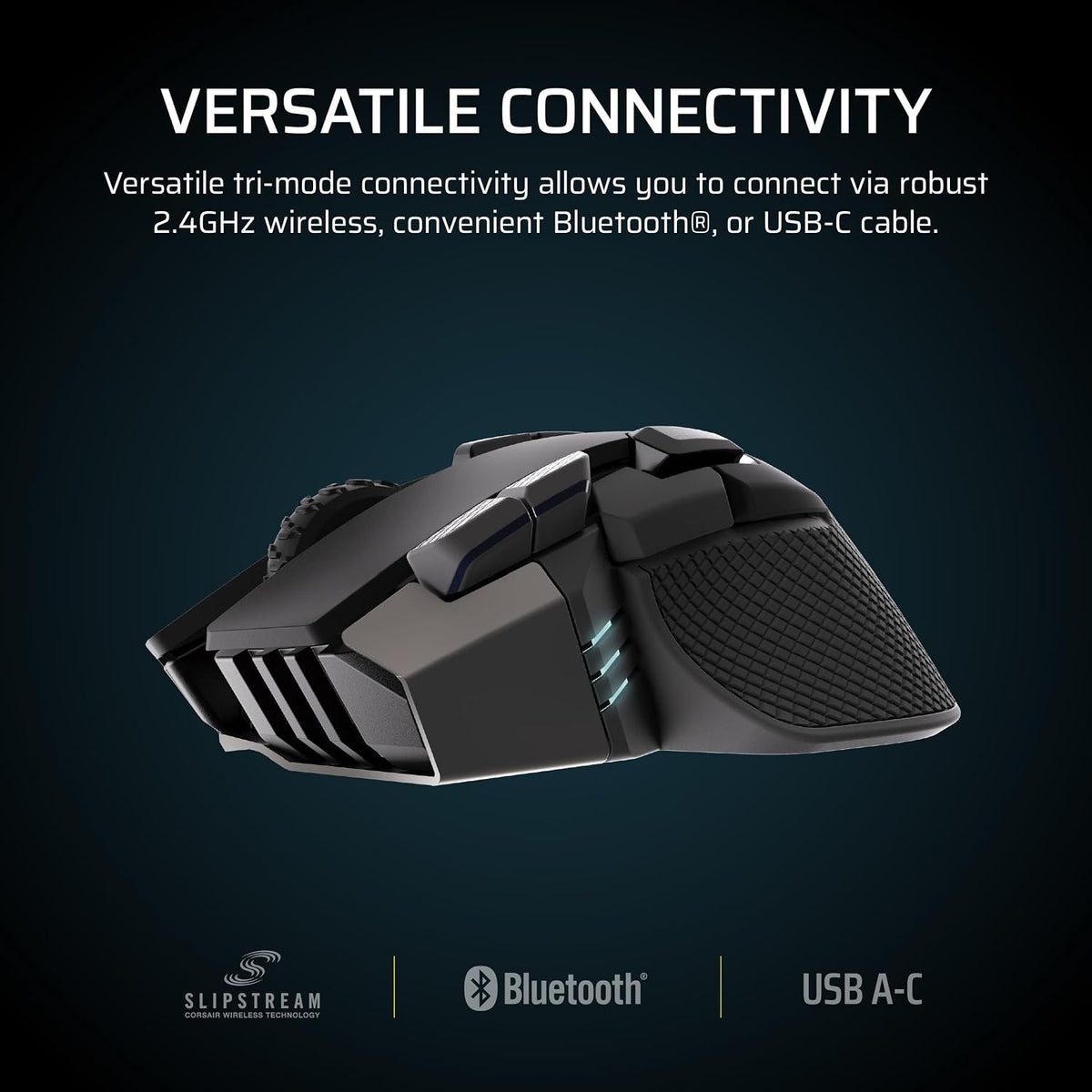 Corsair IRONCLAW WIRELESS SE (2026) Gaming Mouse – Black