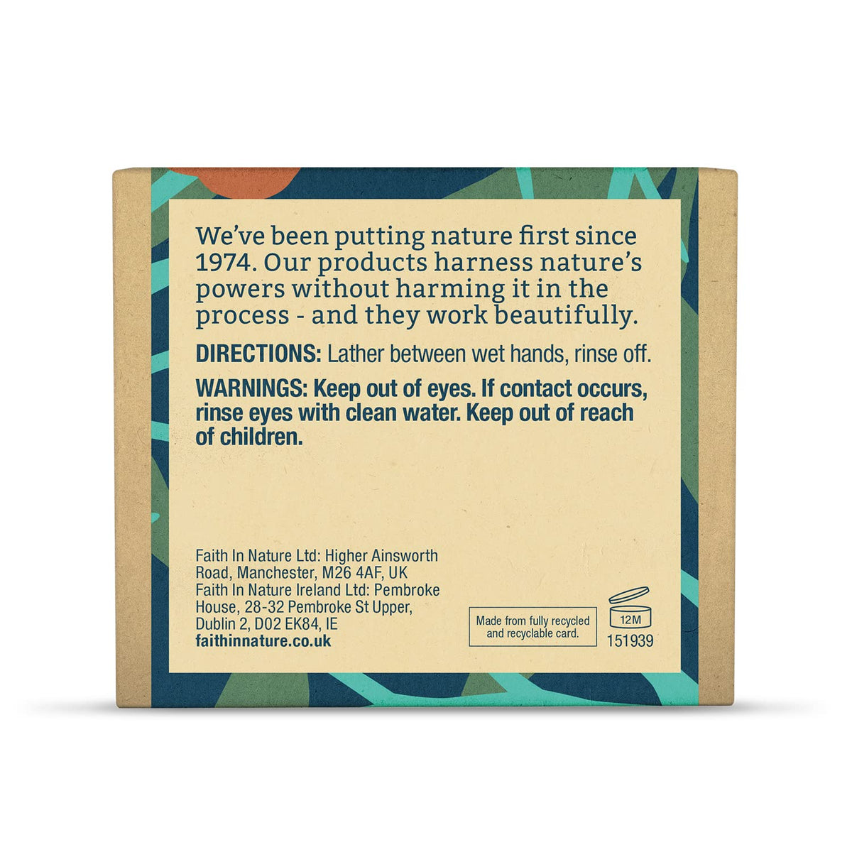 Faith In Nature Natural Coconut Hand Soap Bar, Hydrating, Vegan & Cruelty Free, No SLS or Parabens, 100g