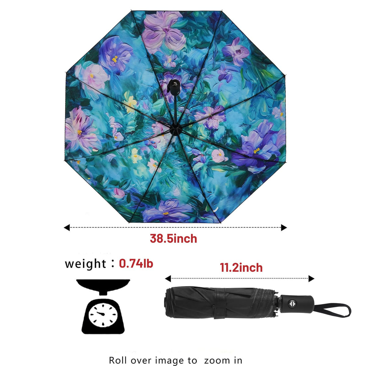SY COMPACT Travel Umbrella Windproof Automatic Unbreakable UV Protection