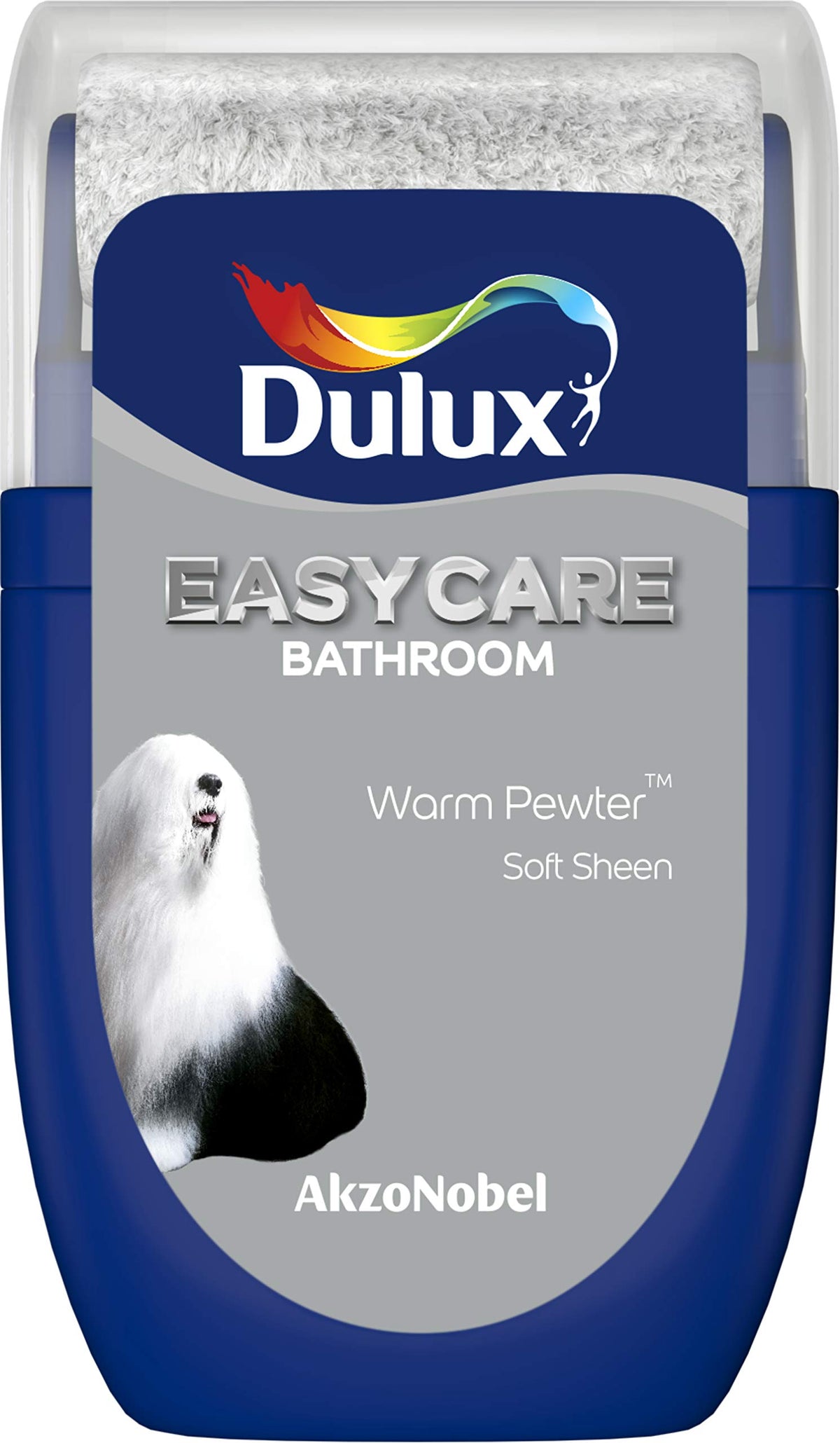 Dulux 5275836 Easycare Bathroom Soft Sheen Emulsion Paint For Walls And Ceilings - Mossy Stone 2.5L