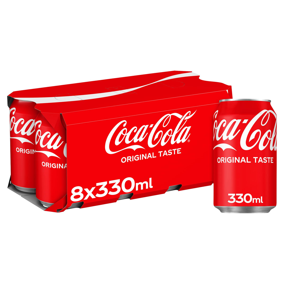 Coca-Cola Original Taste Soft Drink Cans, 24 x 330 mL