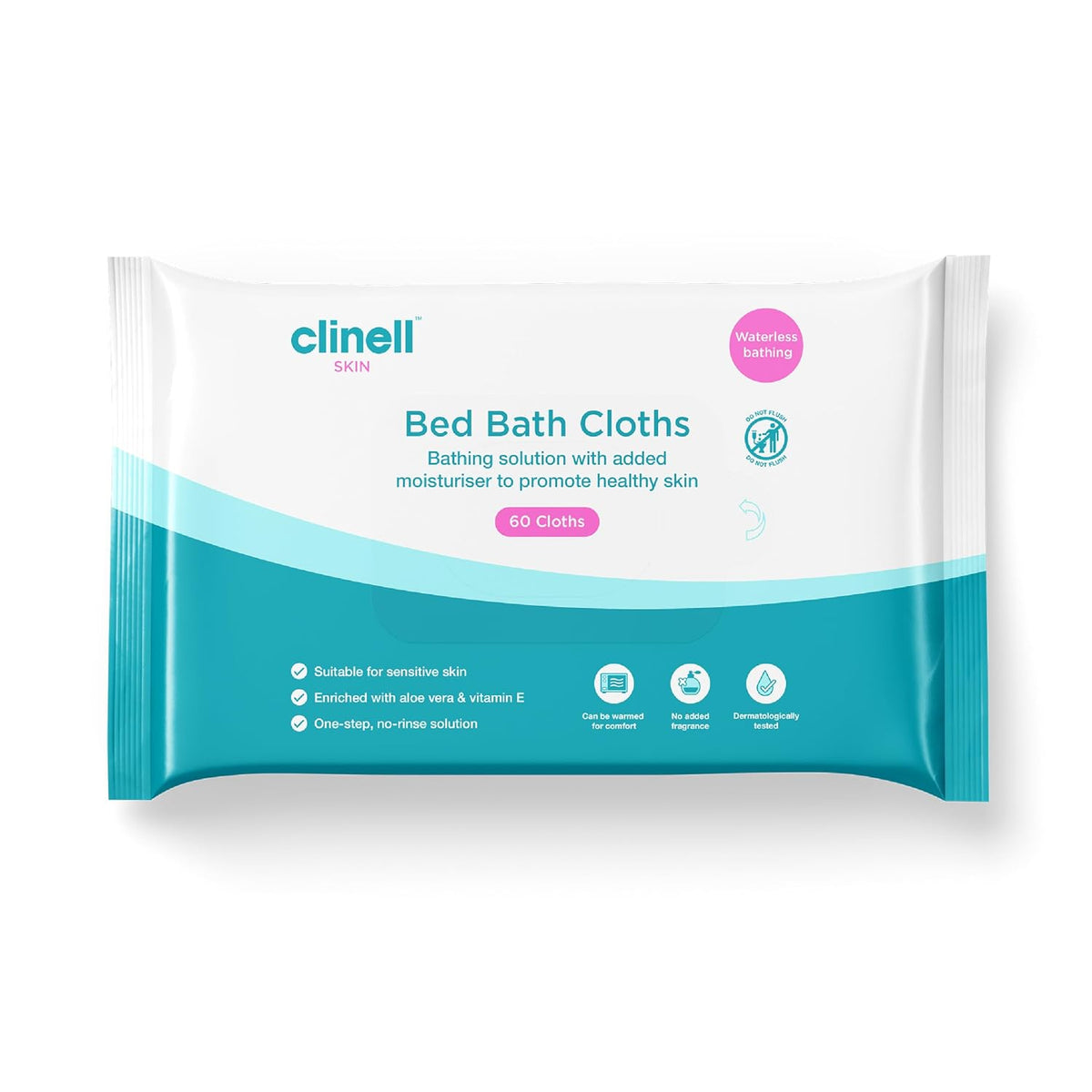 Carell Body Care Wipes - Easy to use, Containing Aloe Vera, Dermotologically Tested, Alcohol-Free - Pack of 60 Wipes
