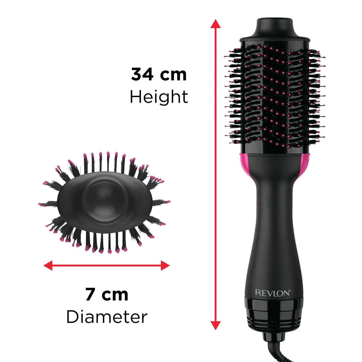 Revlon Salon One-Step Hair Dryer & Volumiser with Sectioning Comb