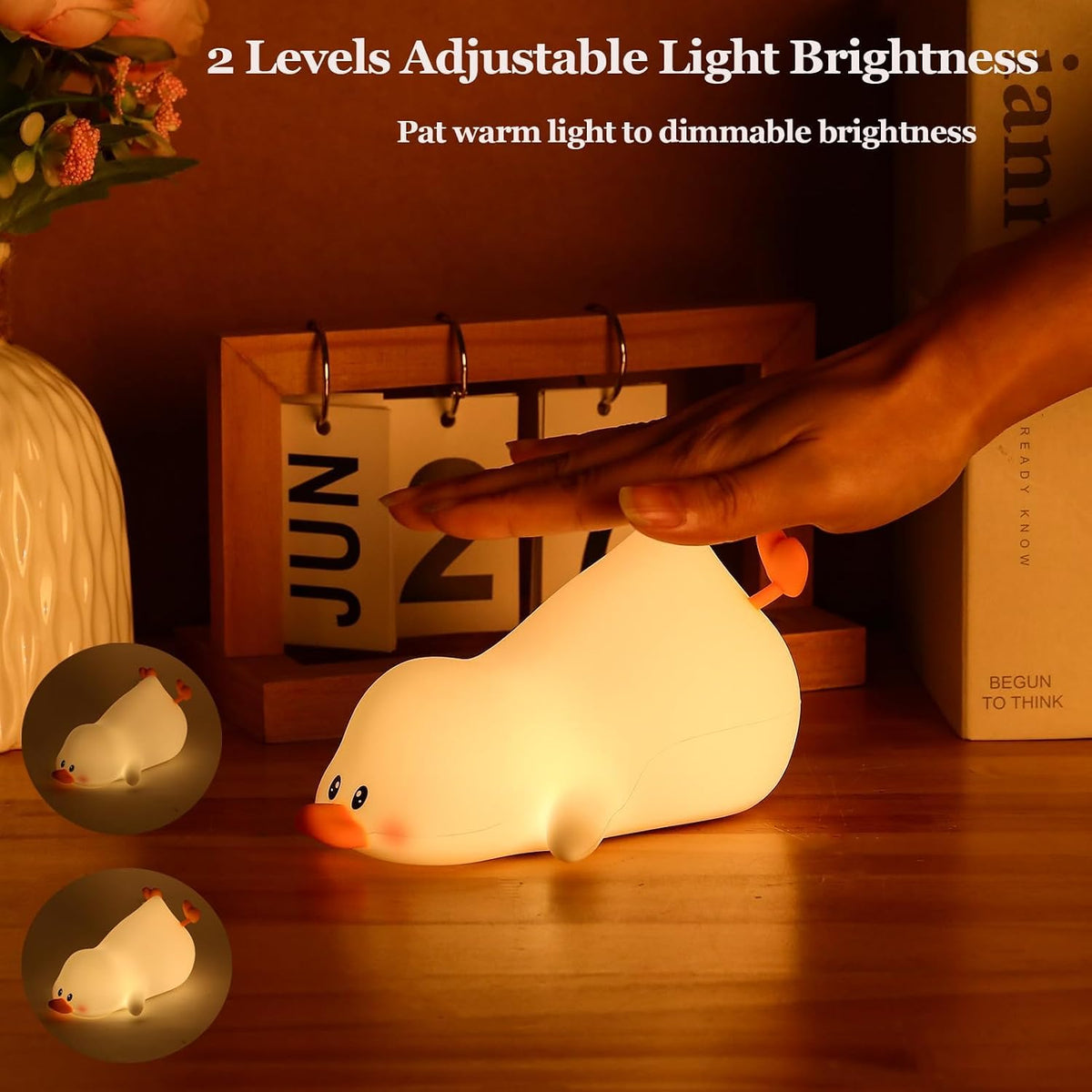 ZKLiLi Cat Night Light for Kids,Cute Night Lamp for Nursery,Squishy Silicone Touch Lights Portable, Gift for Birthday and Christmas for Kids Baby Children (Battery Cat)