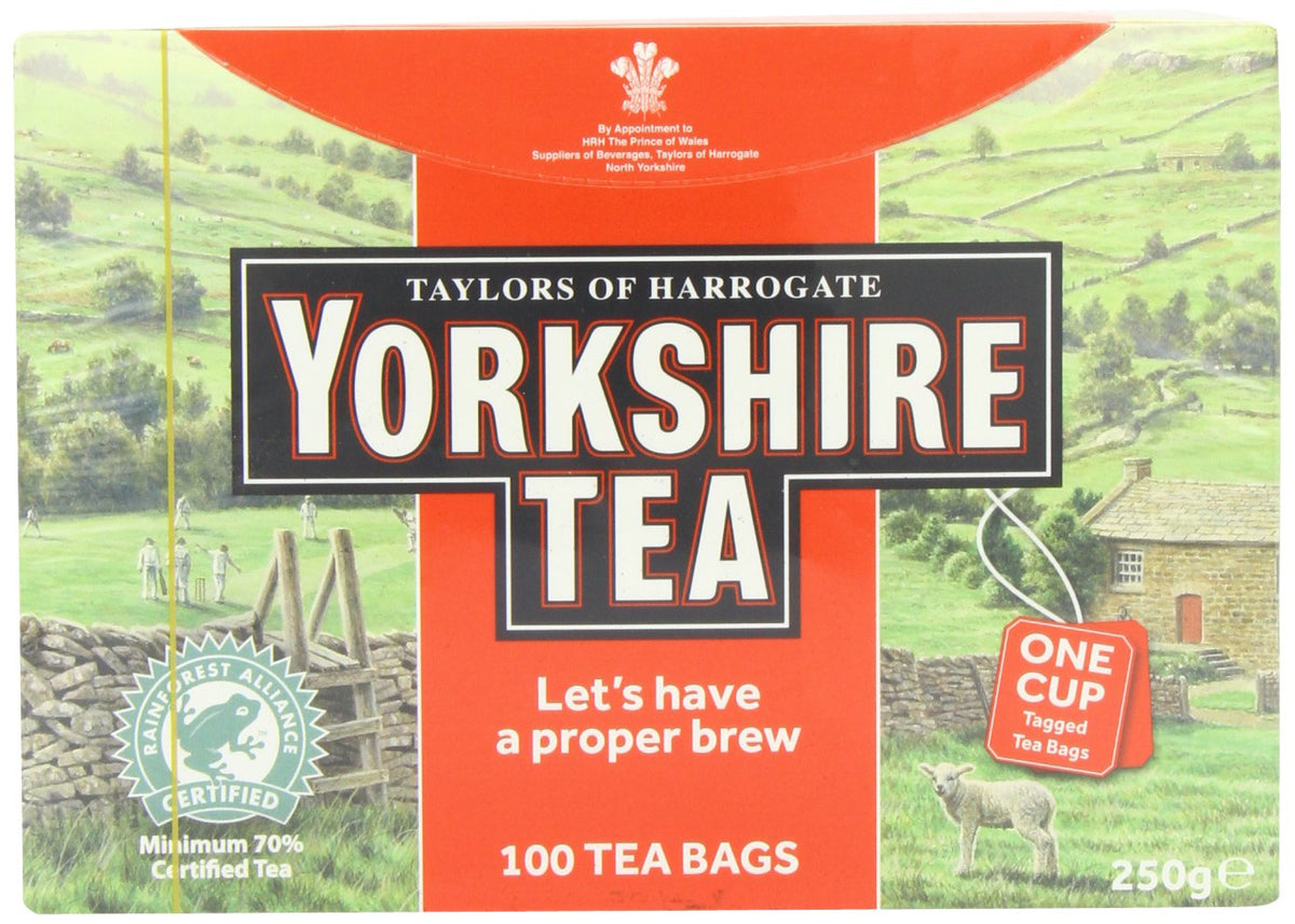 Yorkshire Tea Hard Water Tea Bags, 160 Tea Bags (Pack of 3, Total 480 teabags)
