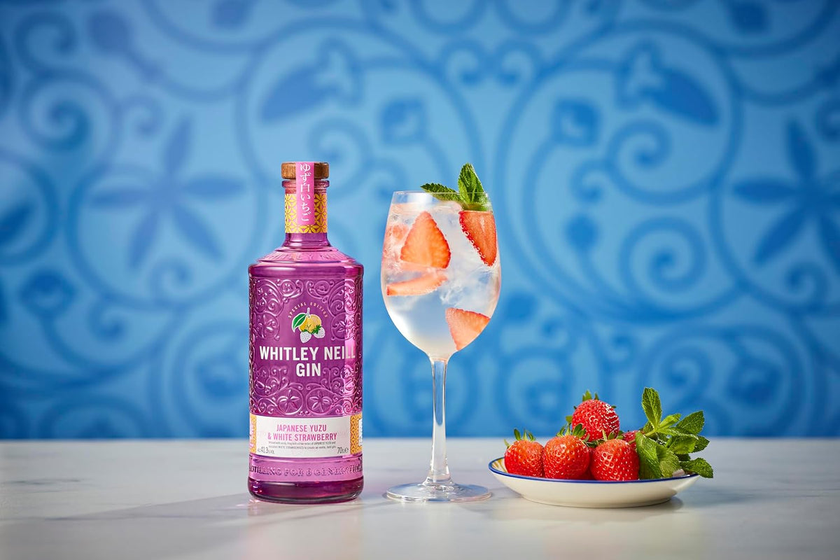 Whitley Neill | Japanese Yuzu & White Strawberry Gin | 41.3% vol | 70cl