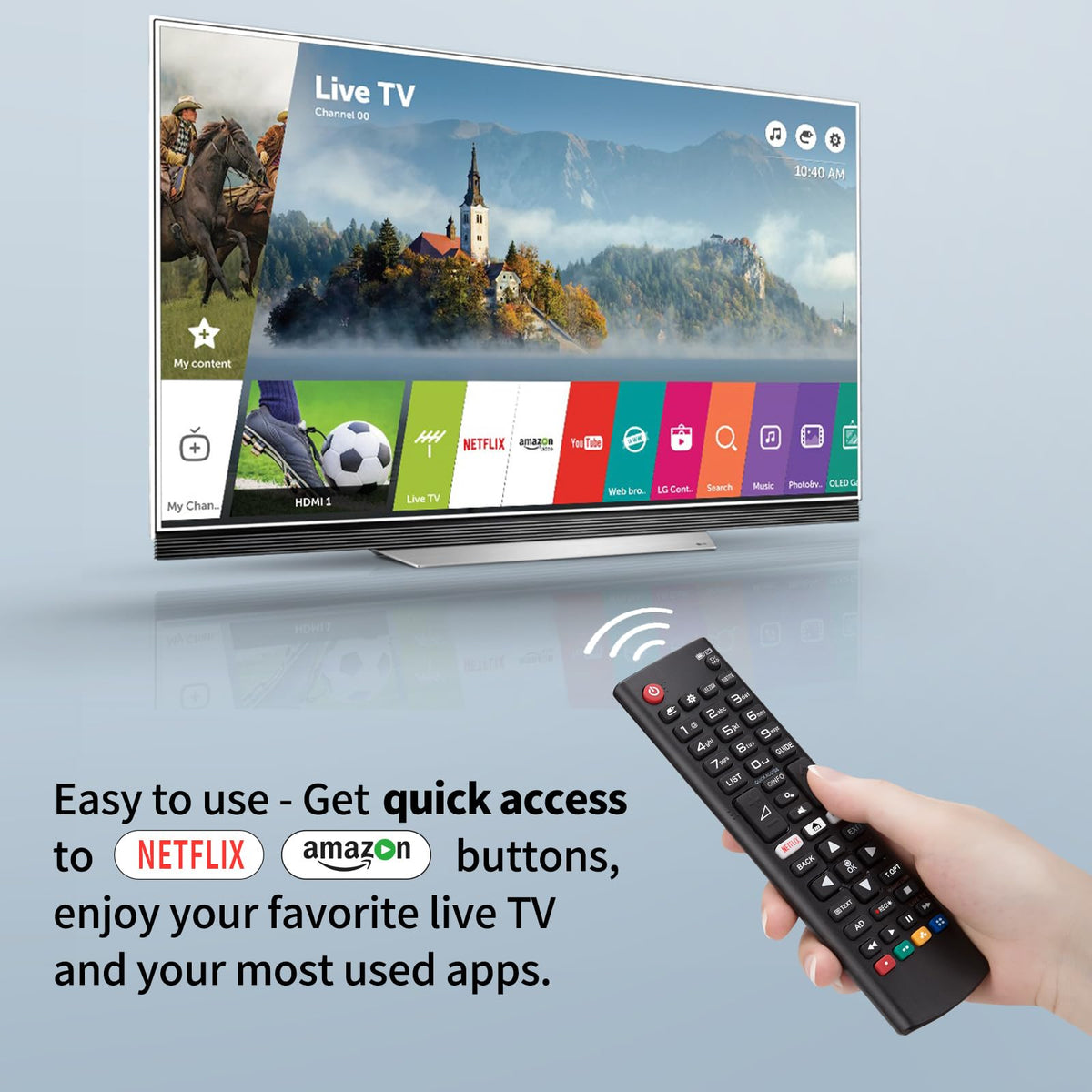 Universal for Samsung TV Remote Replacement【2 Pack】