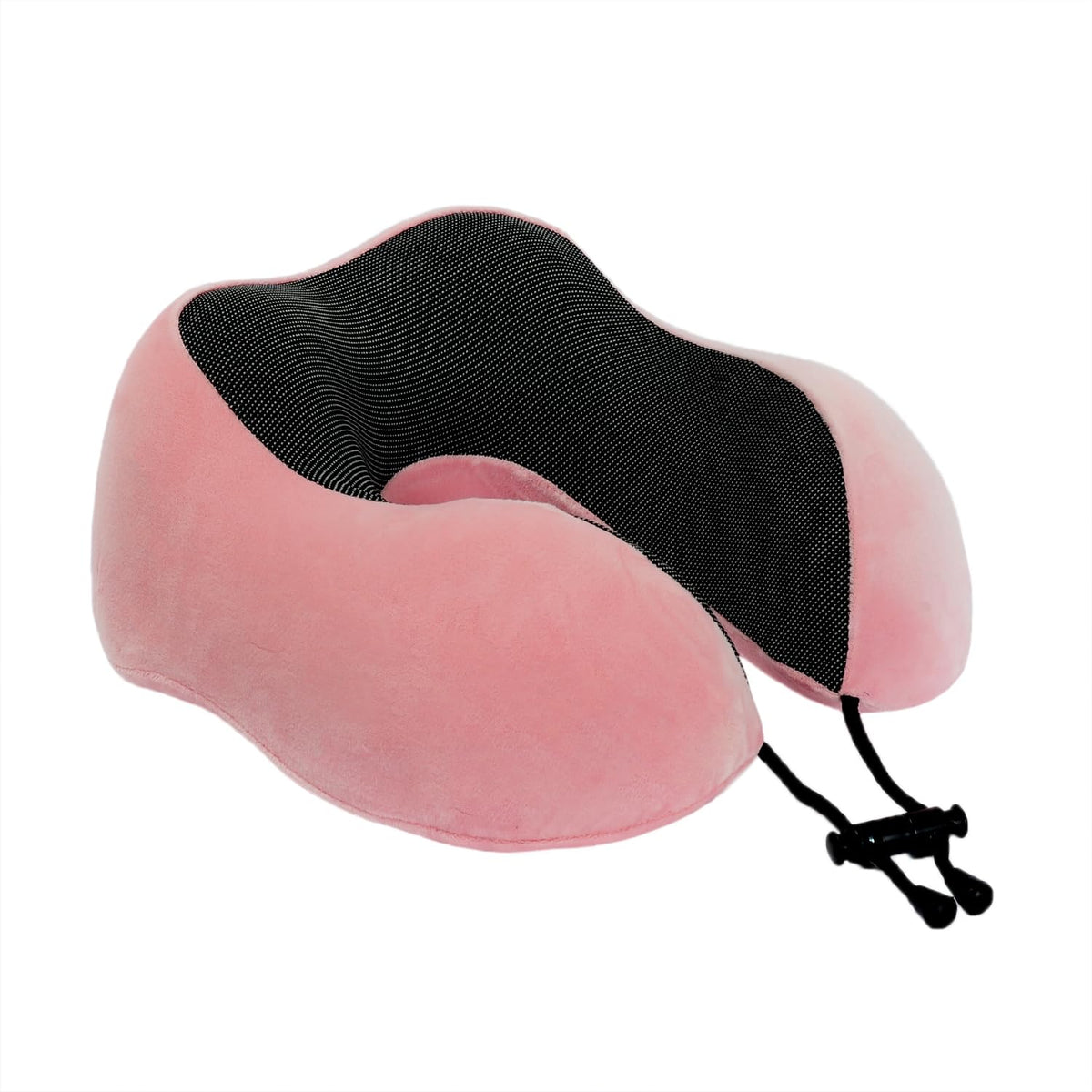 Memory Foam Travel Pillow, Neck Pillow with 360-Degree Head Support, Comfortable and Lightweight, Ideal for Sleeping on Airplane, Car, Train, Bus and Home Use, Comes with Storage Bag (Grey)