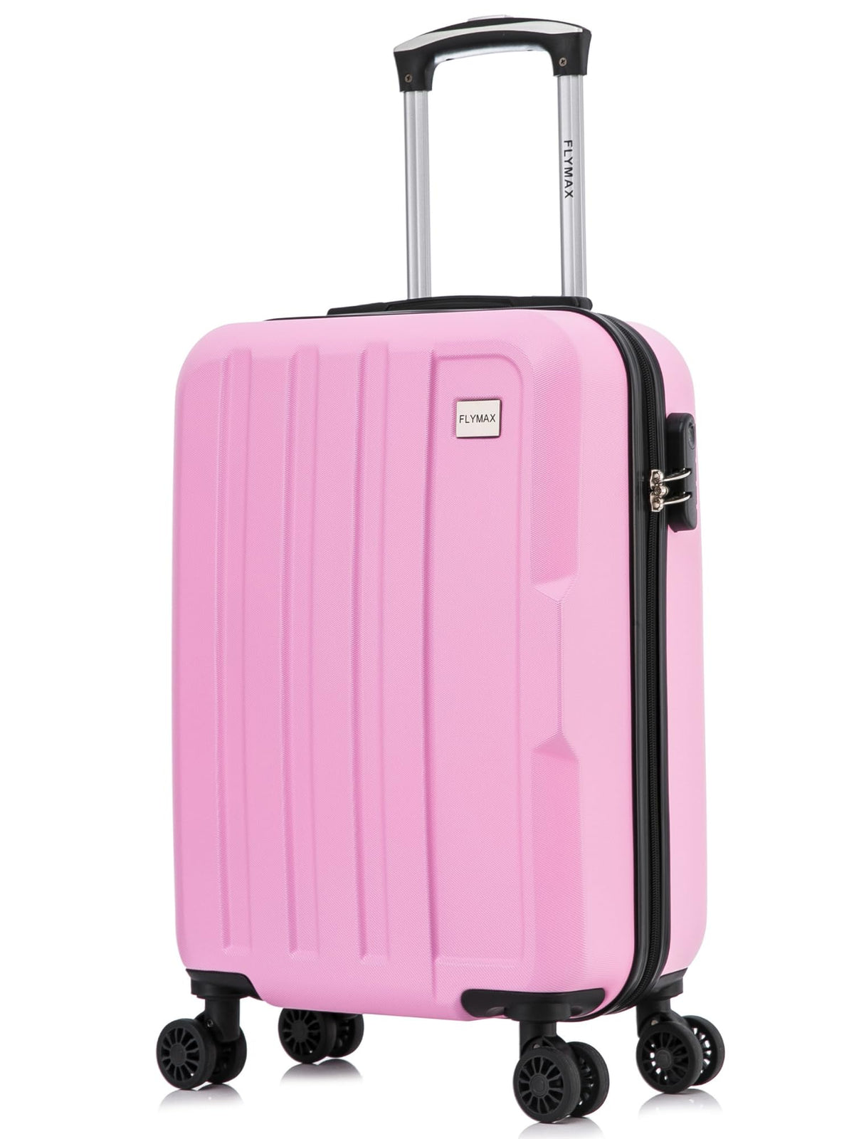 FLYMAX 29" Large Suitcase 4 Wheel Lightweight Luggage Hard Shell Travel Case Hold Check in Fits 23kg - 27kg + 3 Digit Lock Suitcase Large + Telescopic Handle 103 Litre Capacity
