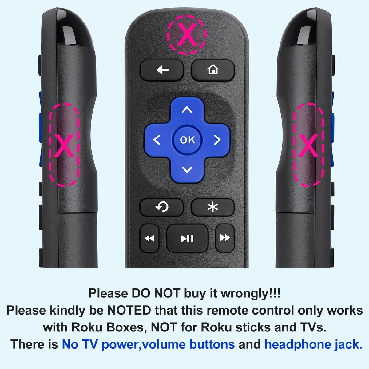 Universal for Samsung TV Remote Replacement【2 Pack】