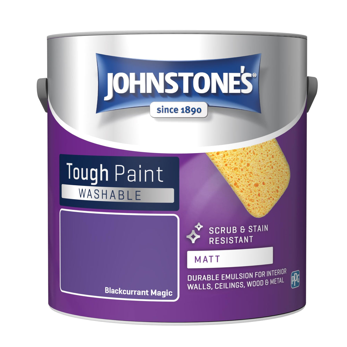 Johnstone's - Washable Matt Wall & Ceiling Paint - Rosebud - 2.5L
