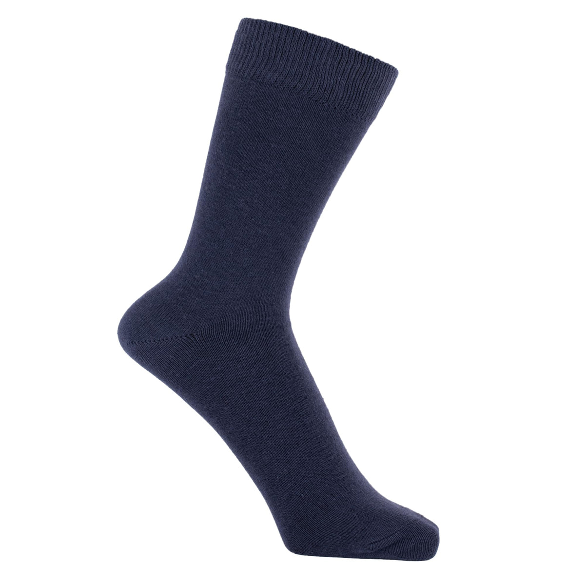 ZAKIRA Combed Cotton Dress Socks, Crew Socks